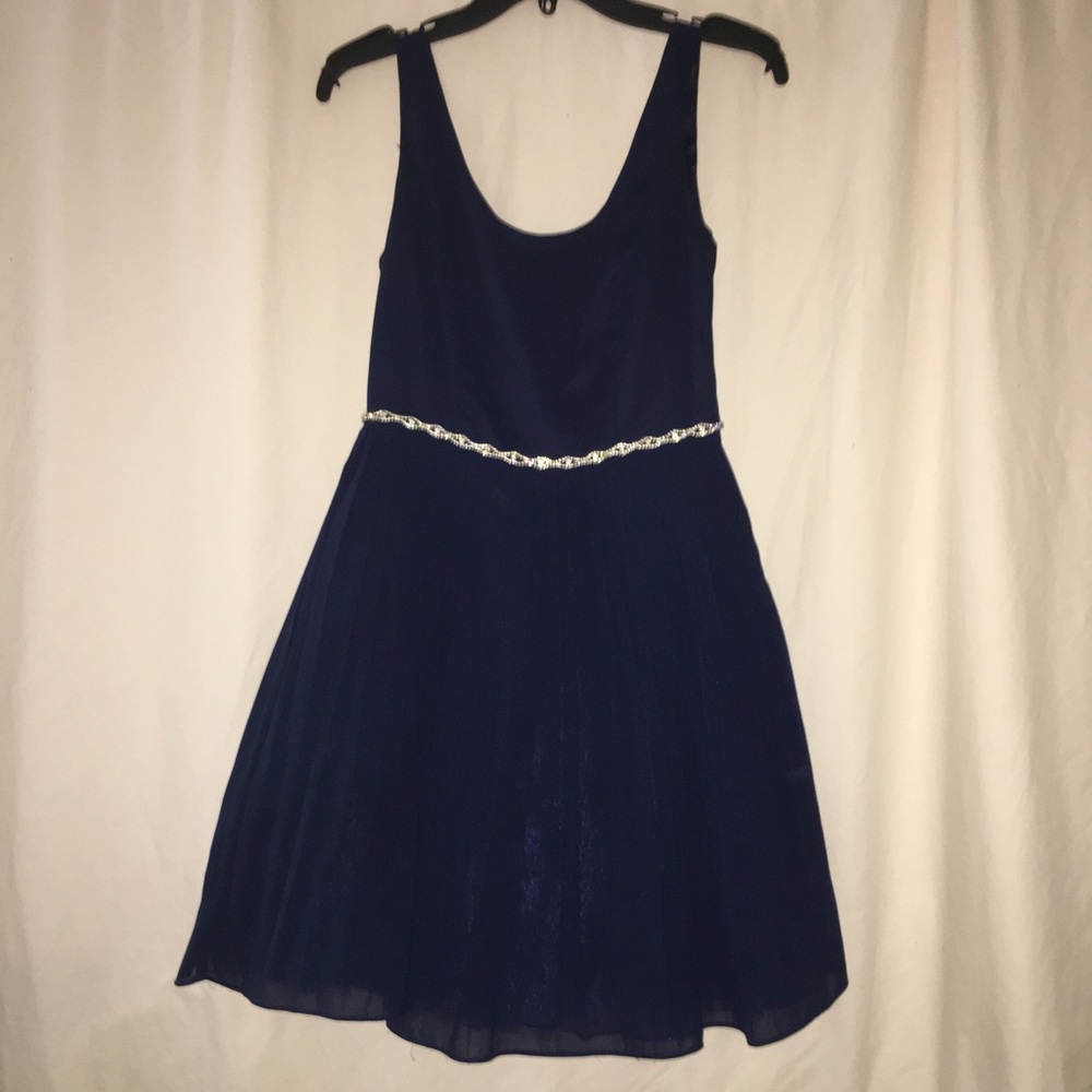 navy blue formal dress